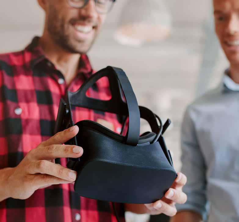 GETTING UNDER THE SKIN OF THE VIRTUAL REALITY EXPERIENCE Virtual Reality (VR) is certainly having a moment, with predictions of millions of headsets and billions of dollars of entertainment revenue.