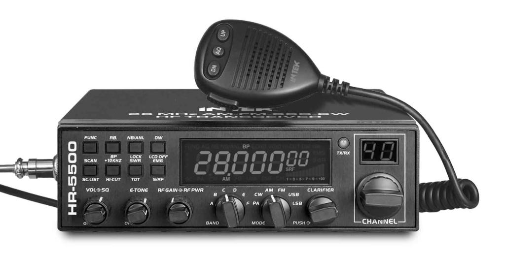 HR-5500 28 MHZ AM-FM-USB-LSB-CW AMATEUR RADIO HF