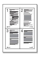 Imprimaţi Postere. Textul şi imaginile de pe fiecare pagină a documentului dumneavoastră pot fi mărite şi imprimate pe mai multe coli de hârtie, apoi lipite pentru a forma un poster.