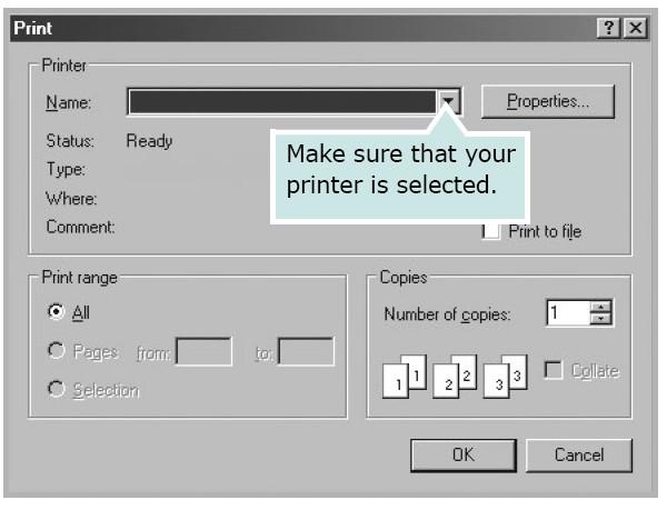 3 Imprimare de bază Acest capitol explică opţiunile de imprimare şi operaţiunile de imprimare obişnuită în Windows.
