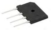 SINGLE-PHASE GLASS PASSIVATED SILICON BRIDGE RECTIFIER VOLTAGE RANGE 5 to CURRENT 8.