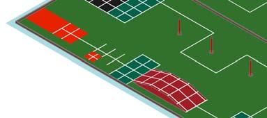 Each white line is 30 mm wide. Game Area Safety Area 2.4. The Game Area consists of a Kago (=Palanquin) Zone and a Goal Zone. 2.5. Kago Zone 2.5.1.