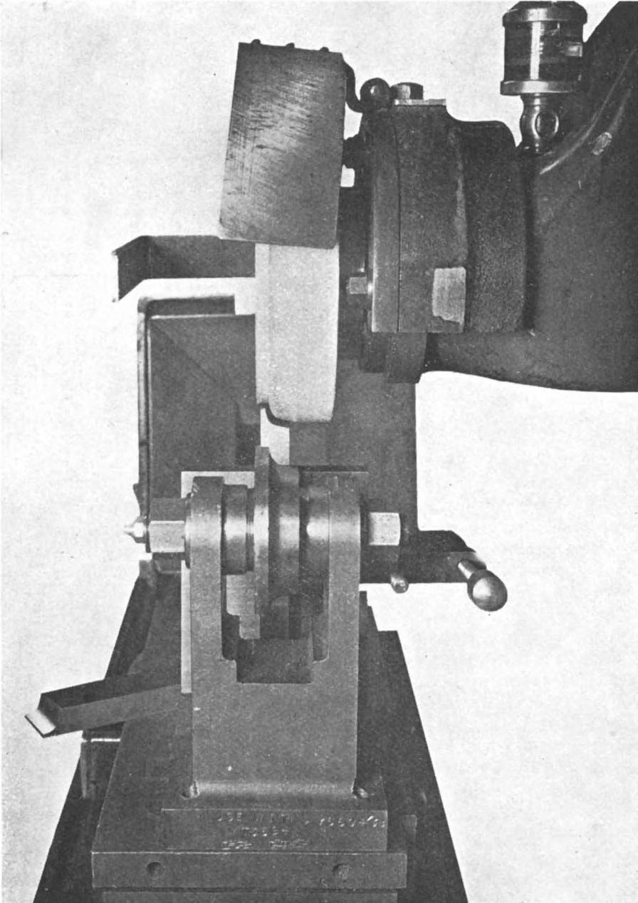 214 GRINDING-WHEEL FORM -CRUSHING checked either by means of a profile gauge and light box or by projector on to a large-scale drawing.