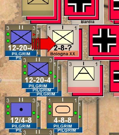 In the upper right hand corner of the screen, make sure the orders button is yellow, which means Move and Attack orders will be given when we drag a stack.