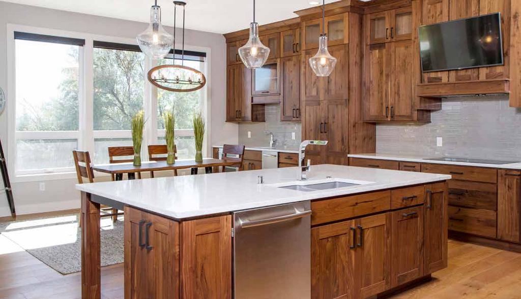 Bigcreek Knotty Walnut Natural Crown Dealer: Olympia Manufacturing Company (Crown Cabinets)