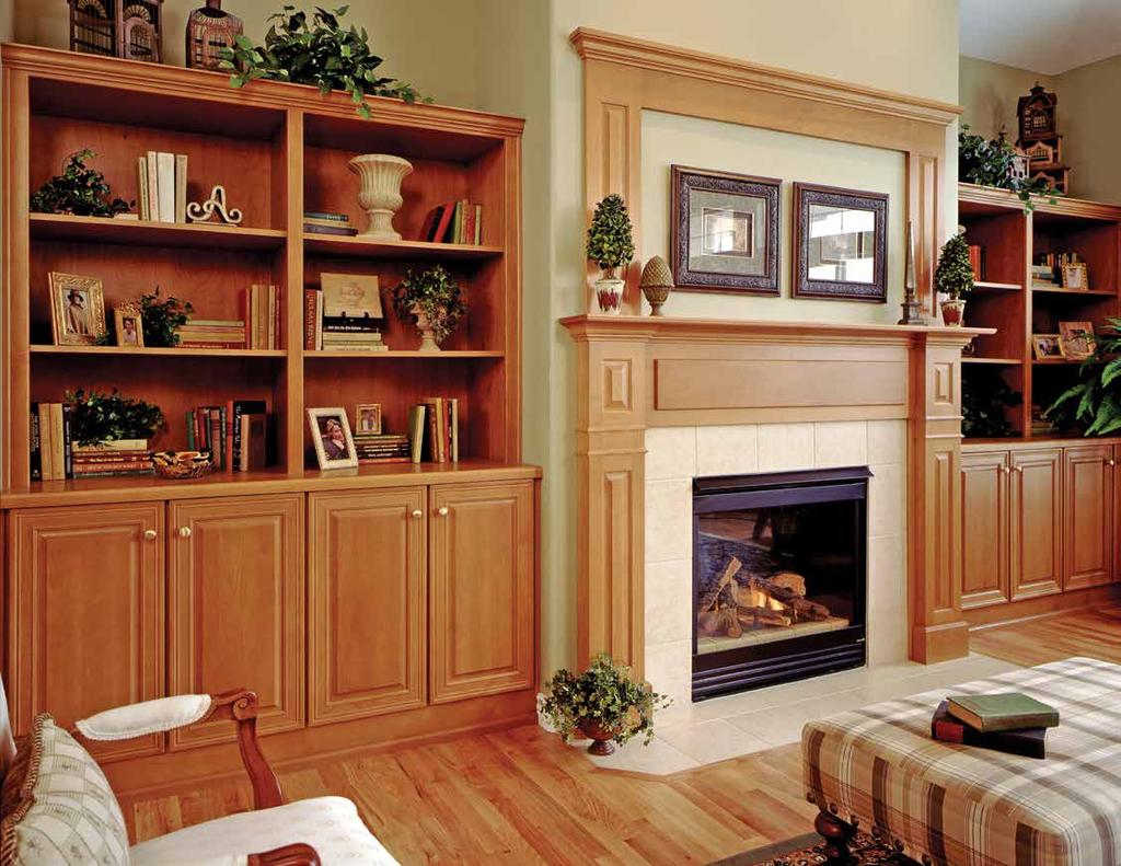 LIVING ROOM Tuscany Alder Wheat Cabinets For Every Room IMAGINE