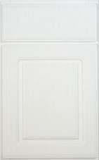 the doors are covered with low-pressure white melamine.
