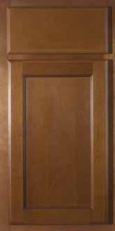 Craftsman: BRISTOL Recessed panel door with slab drawer fronts Regular