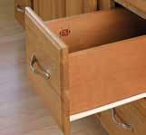 drawers with sidemount epoxy glides
