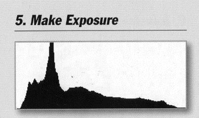 5. Make Exposure (take photos) Introductory Digital Exposure Information: - Digital Exposure is different than shooting negative film. - You don t want to overexpose or underexpose.