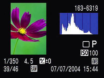 image playback on your digital camera, or by enabling live histograms