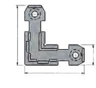 5x, nylon Sliding cam clip Bracket for stacking profile Assembly bracket Slider screws M5 x 8mm Slider screws M5