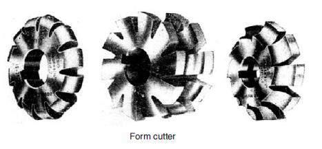 Fig.4 Peripheral milling cutters FACE MILLING Face milling is widely used for milling operations involving high metal removal rate.