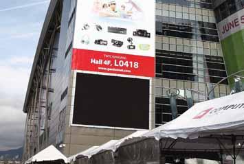 Item Outdoor LED TV AD Number of Sponsors exhibitor Price NTD, Full