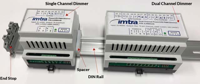 Wiring and Controls The ILIM80140 PowerLED PWM Dimmer is used to operate PowerLED lights with