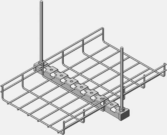 CABTRAY SUPPORT SYSTEMS UNIVERSAL TRAPEZE SUPPORT The CABTRAY universal trapeze support rail accommodates 12mm threaded rods and incorporates the unique TABLOK system The rail is