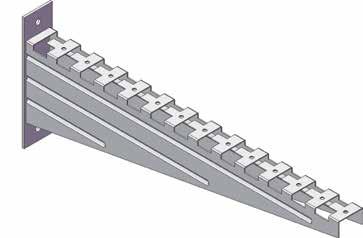 UNIVERSAL WALL BRACKET The CABTRAY universal wall bracket is used to mount cable tray installations on to walls and incorporates the unique TABLOK system The bracket features a