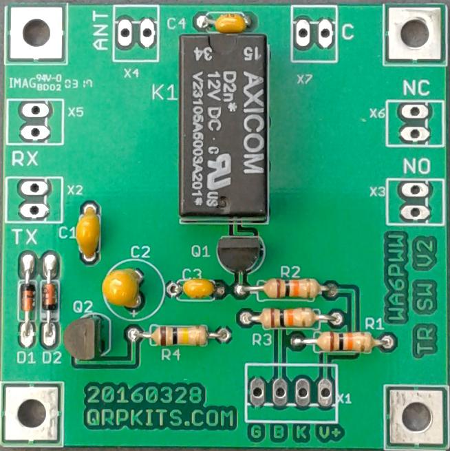Pacific Antenna Easy TR Switch Kit Description The Easy TR Switch is an RF sensing circuit with a double pole double throw relay that can be used to automatically switch an antenna between a separate