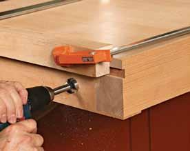 Make sure the screw heads sit below the surface of the vise plate. Assemble in place.