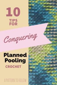 The first time I tried Planned Pooling Crochet... I struggled!