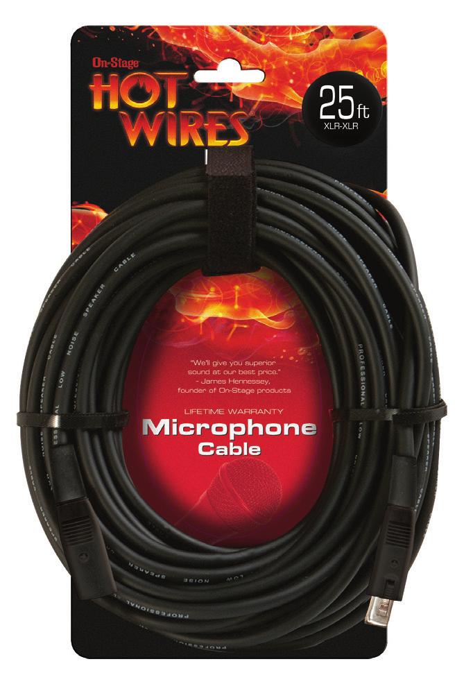 All Hot Wires cables come with a lifetime warranty. Get the most out of your instrument with our professional line of instrument cables.