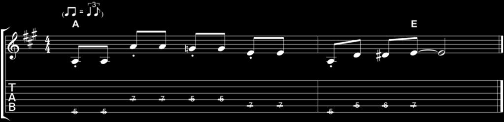 The above idea can be adapted to any similar bass riff: Play the riff as usual on the I chord in bar eleven, then walk up to the V in bar twelve to create the turnaround.