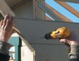 Installing overhang braces & gable boards
