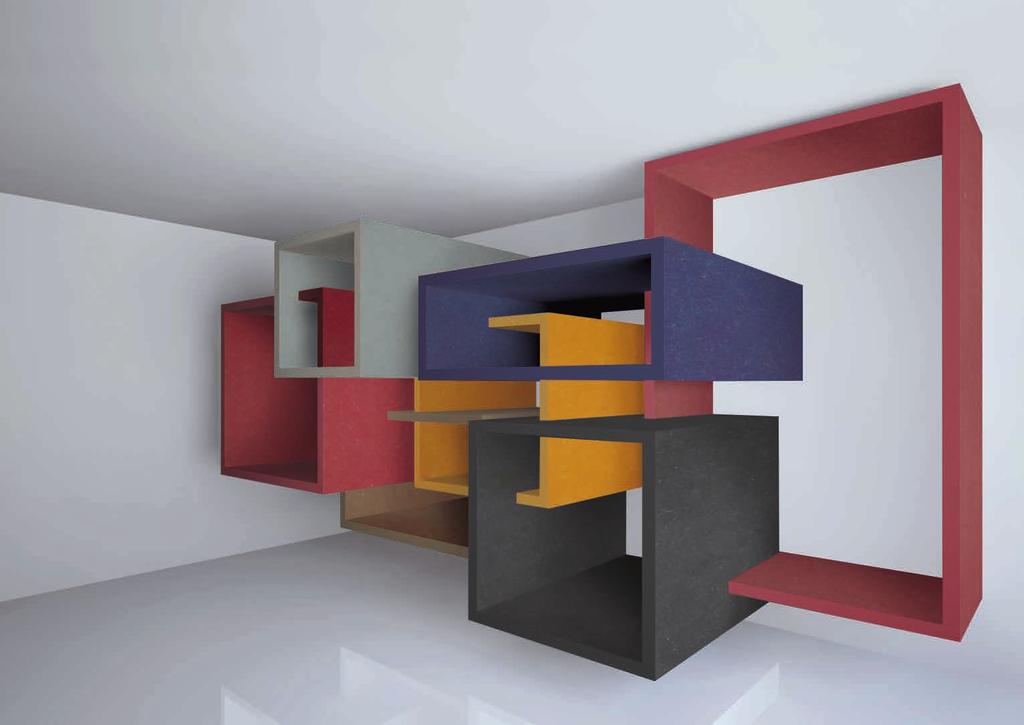 Design without limits... Design without limits... Innovus Coloured MDF inspires creative solutions.