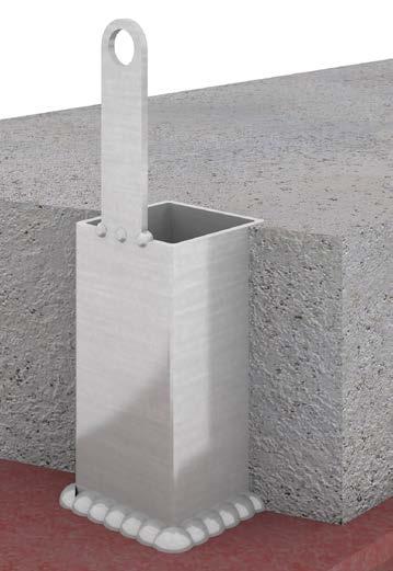 STEEL FRAME POST INSTALL SACRIFICIAL STUB INSTALLATION GUIDE PLACE POST INTO