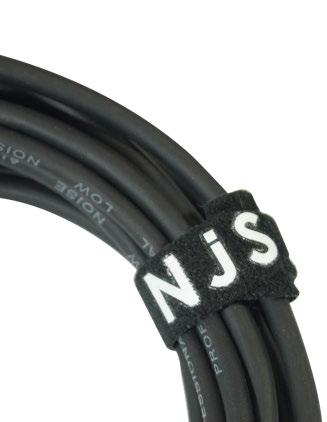 NJS705 NJS706 NJS707 9m All of our cables are supplied with FREE Hook & Loop cable tidies! Male XLR Male to 6.
