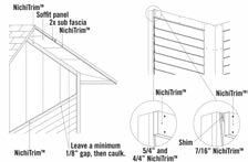 follow window, door, vent manufacturer s installation instructions. Leave a minimum 1/8 gap between trim and siding and apply sealant in accordance with manufacturer s recommendations.