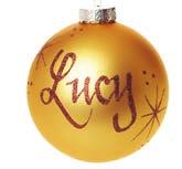 GOLD GLASS CHRISTMAS BAUBLE