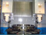 drilling, milling and threading Optimized work area for large diameter bearings, flanges and