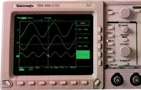 Get a sample of reality. Looking for analog confidence in a digital oscilloscope? Tektronix' TDS 350 sets the High -end digital features. Each model features over 20 automatic measurements.