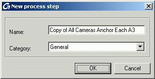 Selecting the main step Select a main step from the list. The list of steps can be modified. Adding a new step 1. Click Add. Figure 81: New process step dialog box 2.