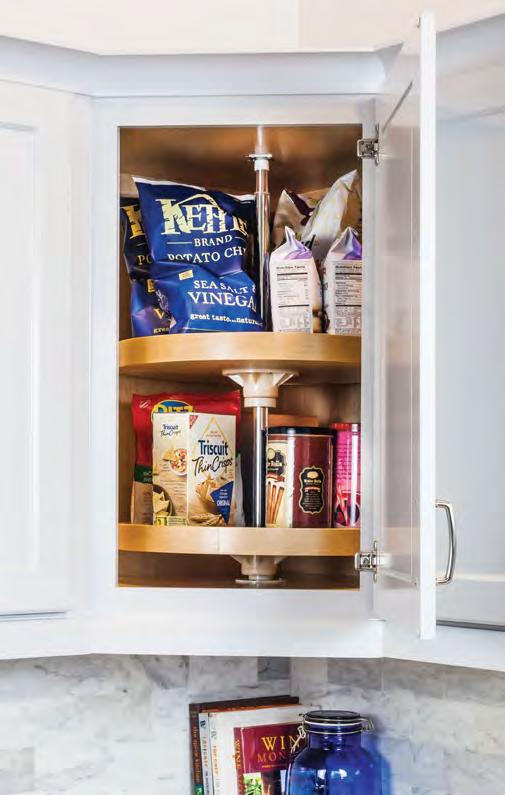 Corner Solutions: Economy Banded Lazy Susan Kits Cabinet Twist and Lock Pole Twist clockwise to lock Counter clockwise to release