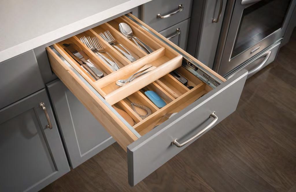 Cabinet Drawer : Double Cutlery Drawer Ships Fully Assembled Scan to watch the installation video http://delivr.