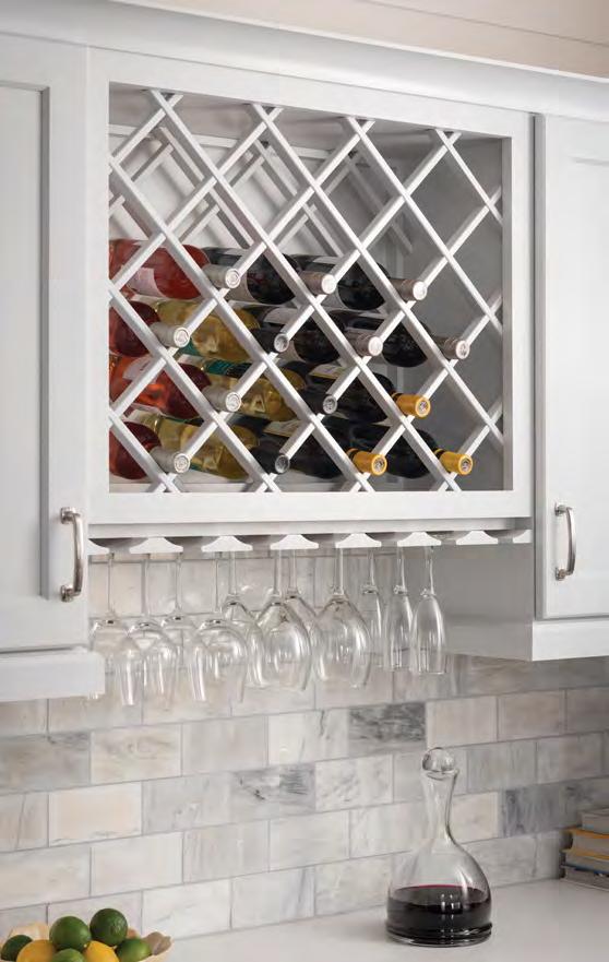 Cabinet Wall Cabinet Solutions: Wooden Stemware Rack Wooden Stemware Rack Installation Screws Included