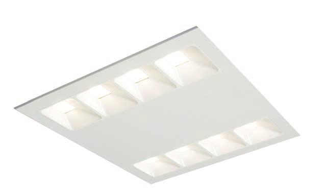 1200x300 mm Based on small symmetrical reflectors placed in the housing, ALVA Modular delivers