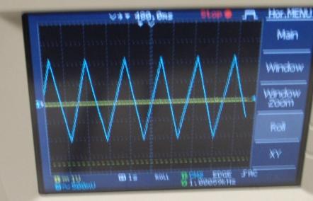The wave should look 2-boxes-long, that is 2 x 500μs = 1 ms.