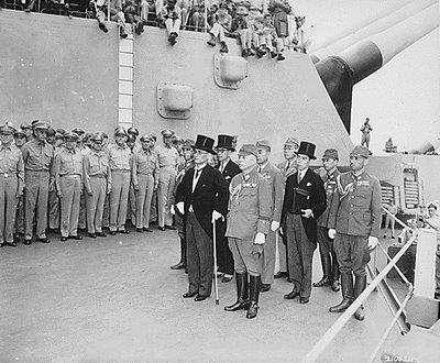 September 2, 1945 aboard