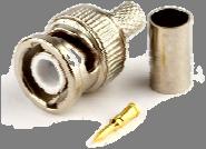 Center conduct - gold-plated brass Insulator - POM Rubber washer - PVC Washer -