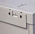 Wall Mount Cabinet Feature Adjustable profile, single & double sections Reliable structure and easy wall-mounting installation Removable side panels with hinged locks Cable entry on top cover and