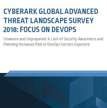 Cyberark Advanced Threat Landscape - 2018 Report, indicated: BUT.