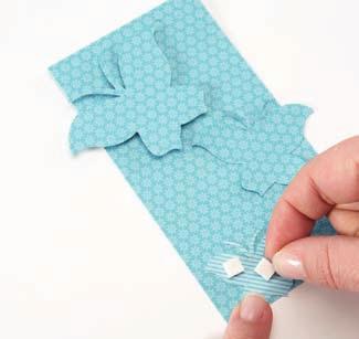 paper and glue or foam square