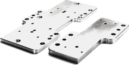 Adapter Plates FP 1016 Blank Fixture Plate 250mm x 400mm Used to create new fixtures or mount existing fixtures to blank plate.