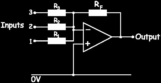 outputs of each inverting amplifier.
