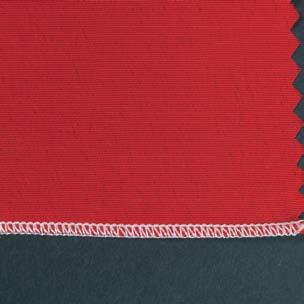 3-thread overlock seam, wide/narrow For neatening edges, seams, hems and facings; suitable for all fabrics.
