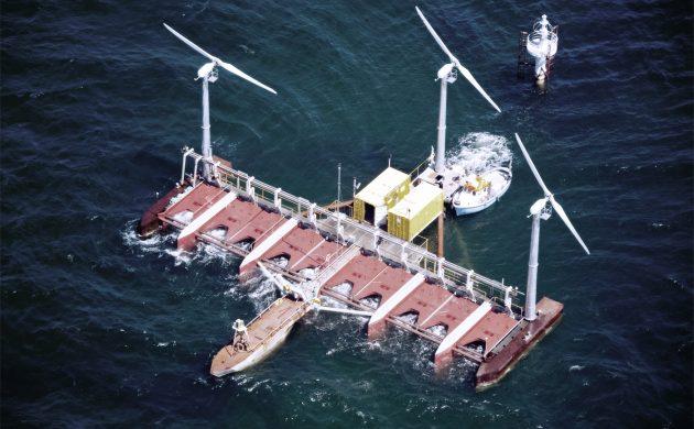 Combining wind and wave energy
