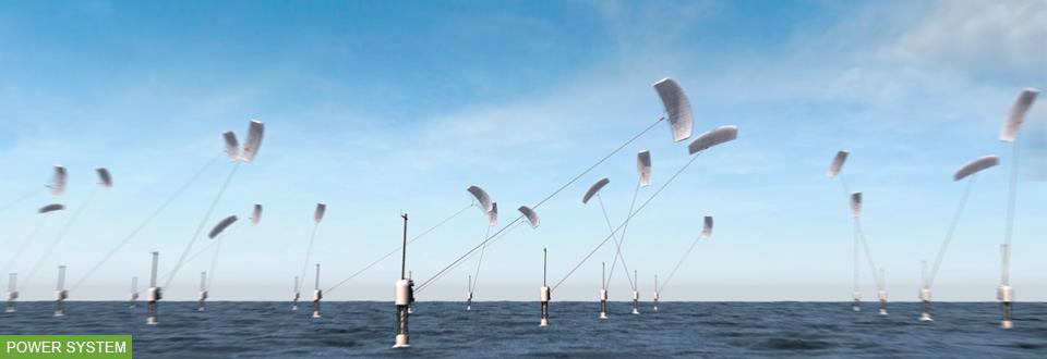 Floating airborne wind energy
